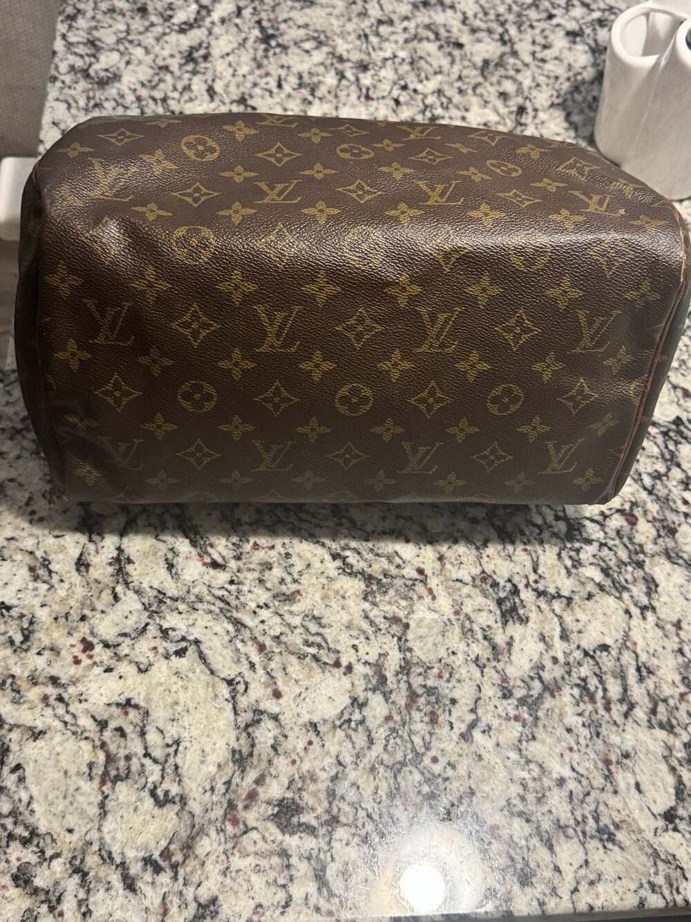 Louis Vuitton Speedy 30 Monogram Handbag Authentic w/ Legit App COA Charm - Picture 11 of 16